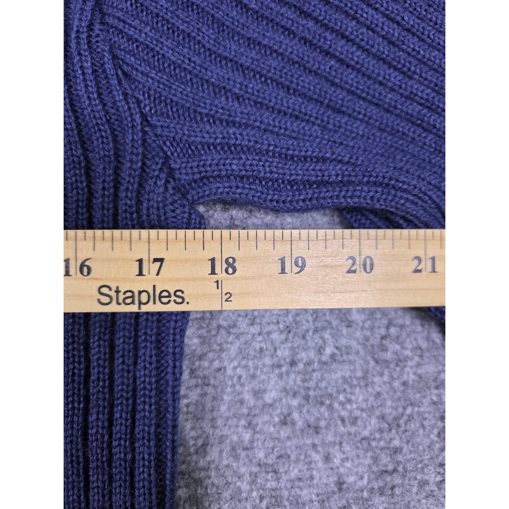 Vintage Brigade Quartermasters Woolly Pully Sweater Mens 42 Blue Wool Commando - Picture 6 of 10